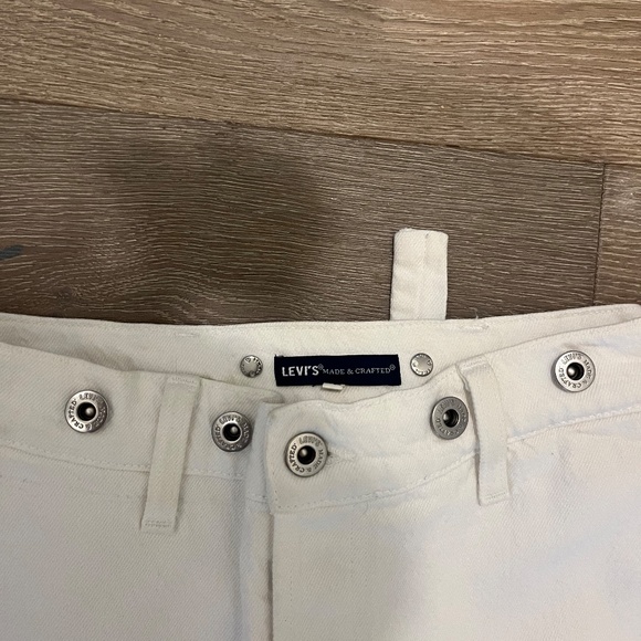 Levis White Button Down Pants - Picture 2 of 7